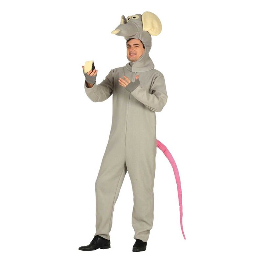 Fiestas Guirca Unisex Adult Mouse Costume / Gray